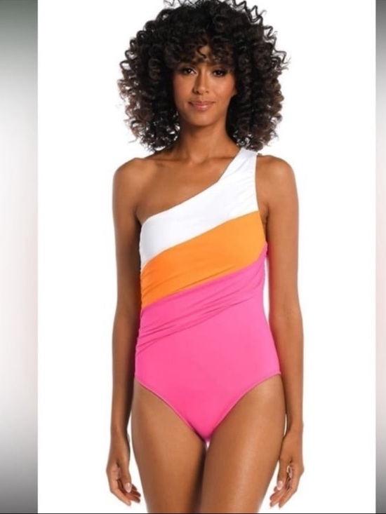 La Blanca Other - La Blanca Women's Island Goddess One Shoulder One Piece
Swimsuit NWT size 8